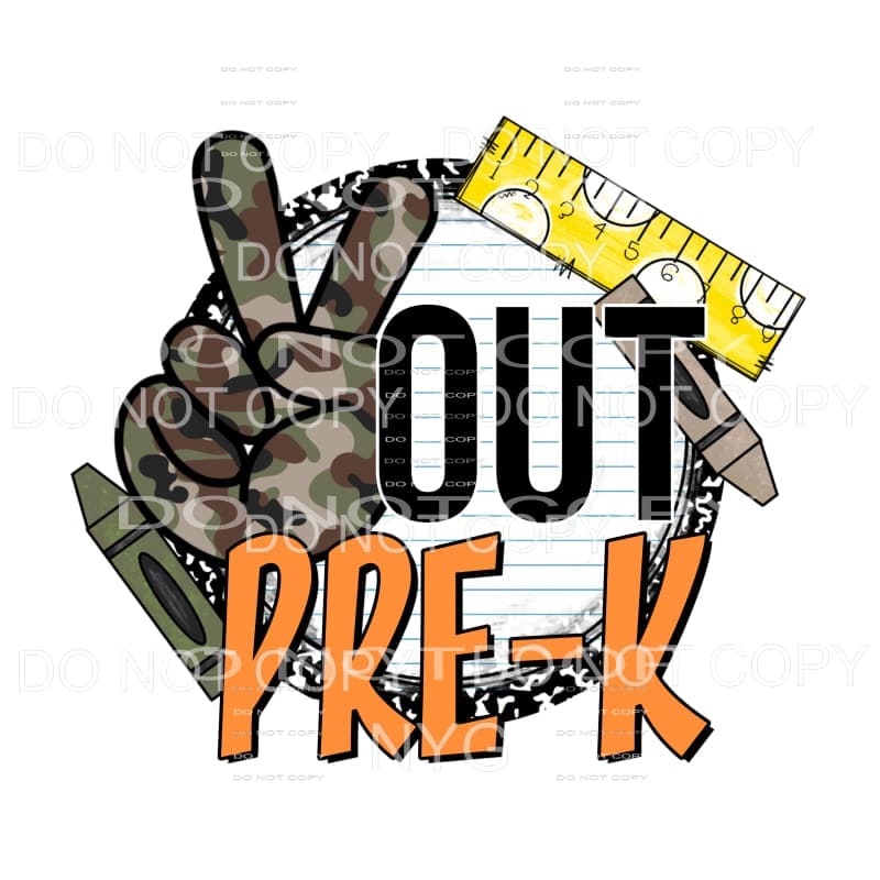 Peace Out # 5 Pre k - 4th peace out class peace out school. 