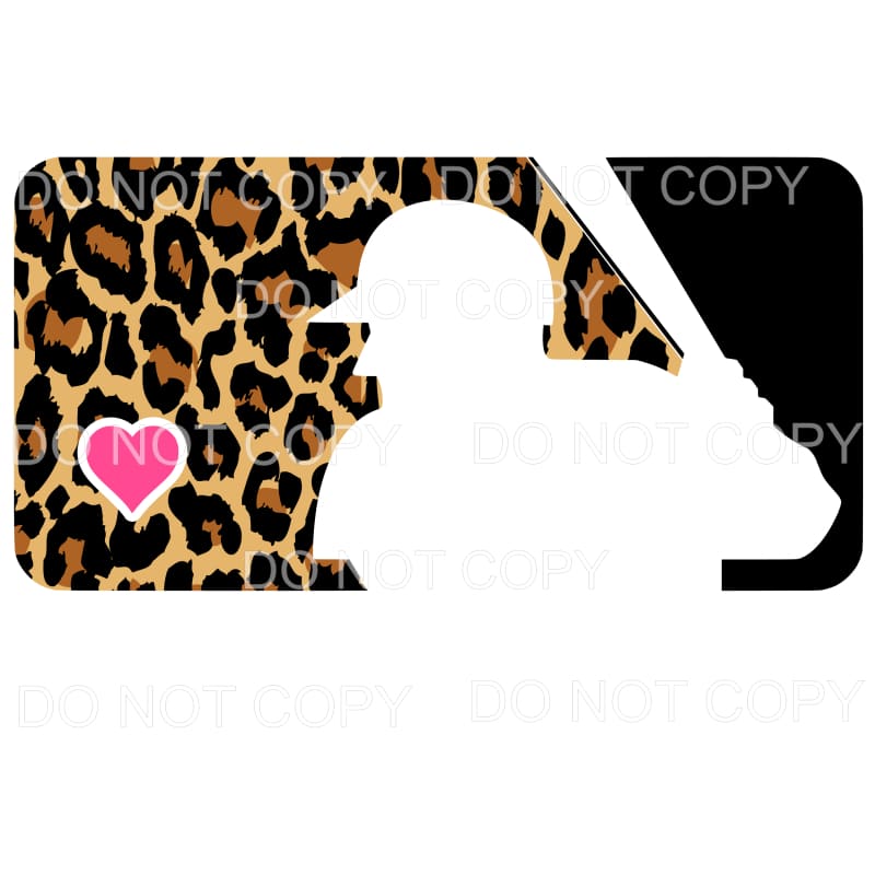 Pink Heart Baseball Sublimation transfers - Heat Transfer