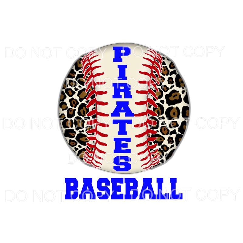 Pirates Baseball choose color in drop down menu Sublimation 