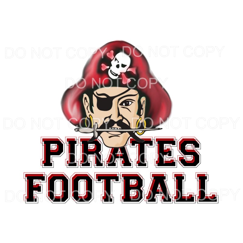 Pirates Football # 2 Sublimation transfers - Heat Transfer