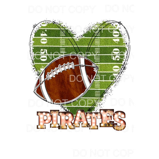 Pirates Football # 3 Sublimation transfers - Heat Transfer
