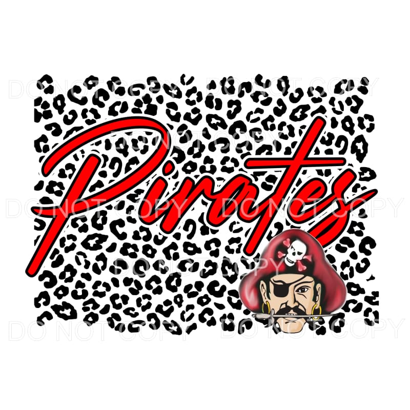 PIRATES LEOPARD # 442 Sublimation transfers - Heat Transfer