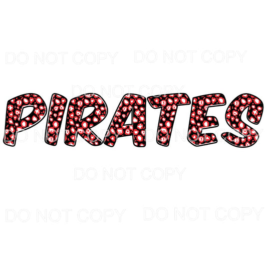 Pirates Leopard Letters choose Colors in dropdown 