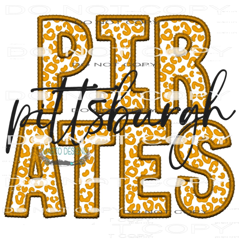 Pirates Pittsburgh #7849 Sublimation transfers - Heat