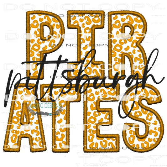 Pirates Pittsburgh #7849 Sublimation transfers - Heat