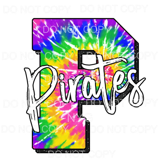 Pirates Tie Dye Sublimation transfers - Heat Transfer