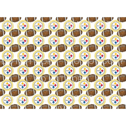 Pittsburgh Steelers Football Sheet #1 Sublimation transfers 