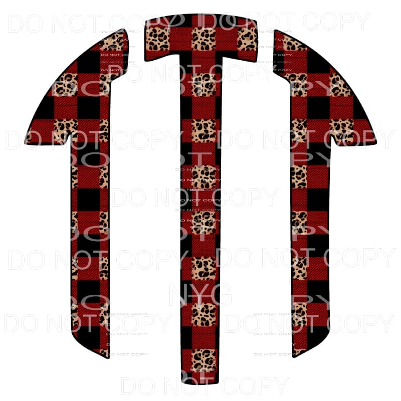 Plaid Leopard monogram letters put letters in notes please 