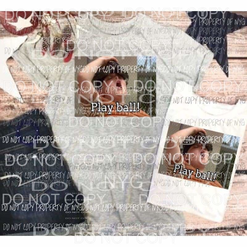 Play Ball sandlot Sublimation transfers Heat Transfer