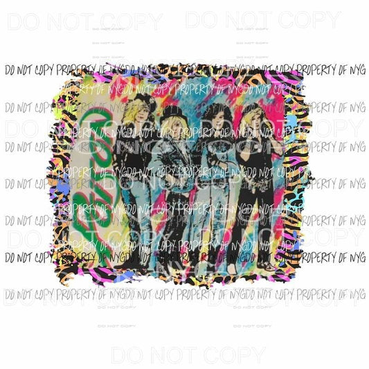 Poison Music Group 80s # 6 Sublimation transfers Heat Transfer
