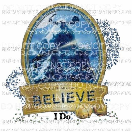 Polar bear express 2 believe Sublimation transfers Heat Transfer