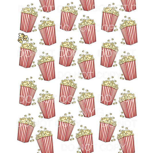 Popcorn sheet # 304 Sublimation transfers - Heat Transfer