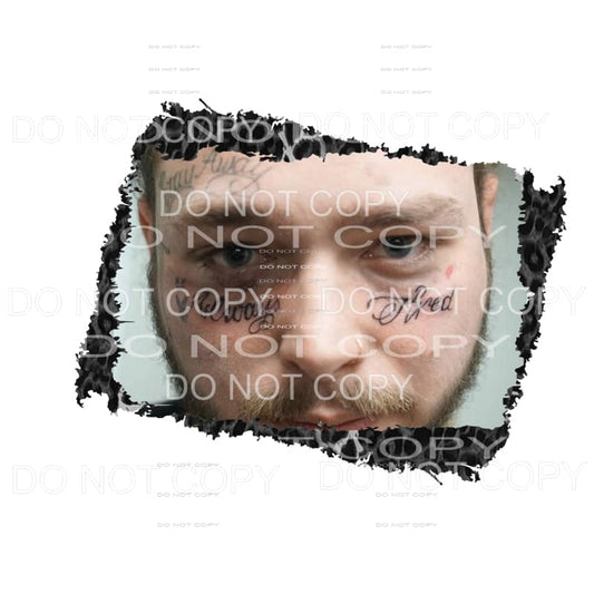 Post Malone # 11 Sublimation transfers - Heat Transfer