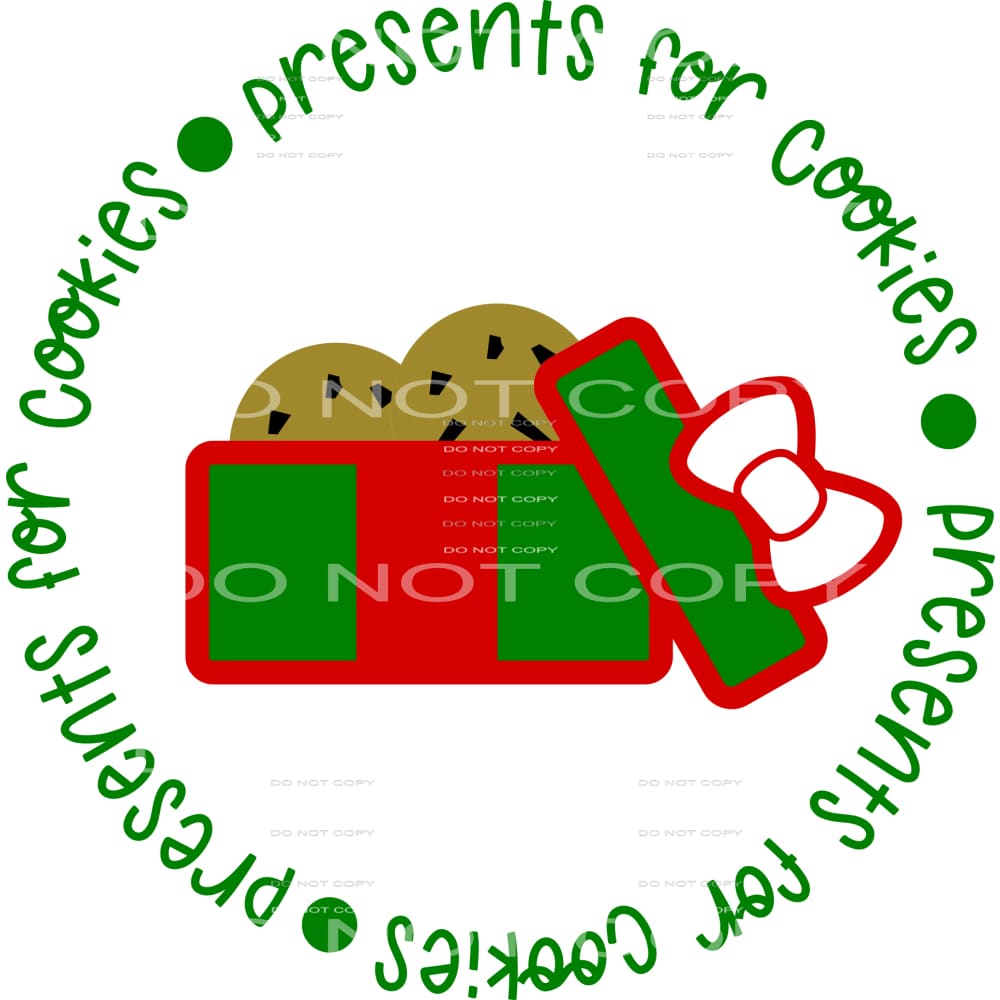 presents for cookies #7506 Sublimation transfers - Heat 