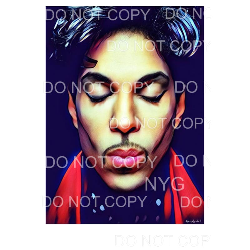 PRINCE MUSIC Sublimation transfers - Heat Transfer