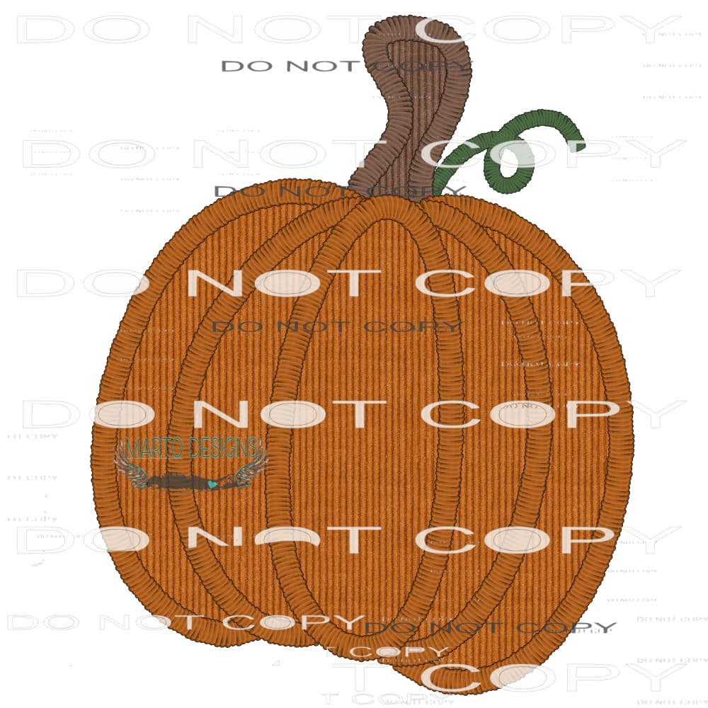 Pumpkin #7398 Sublimation transfers - Heat Transfer Graphic