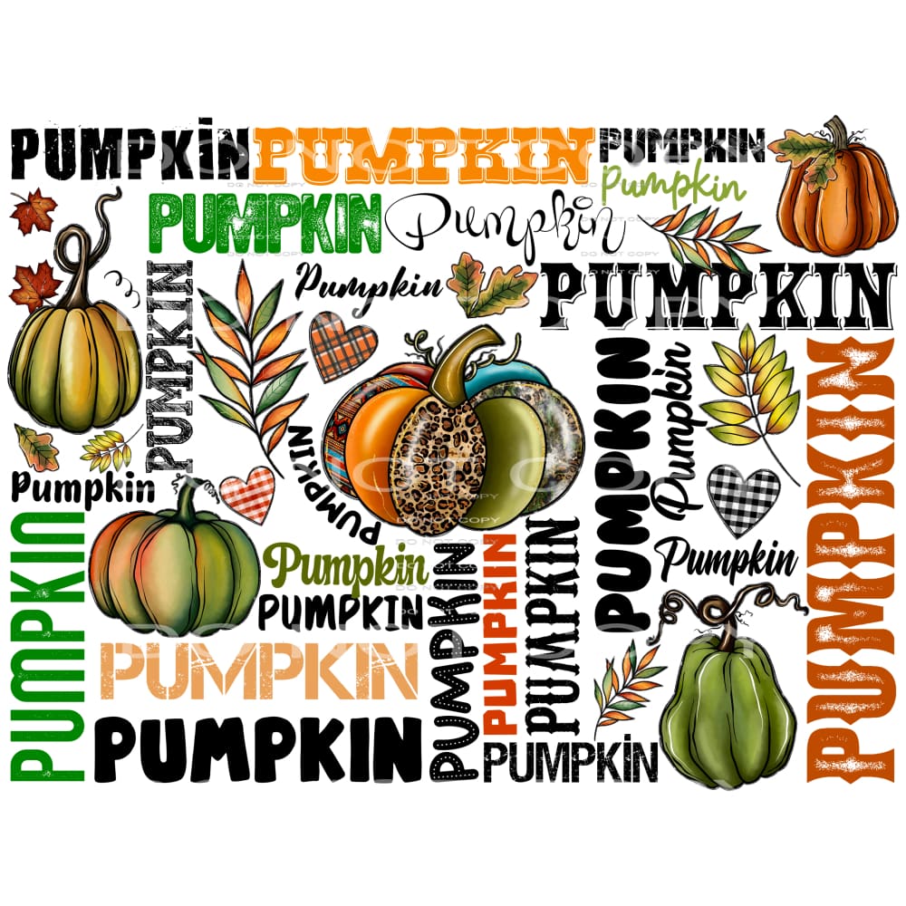 pumpkin #7695 Sublimation transfers - Heat Transfer