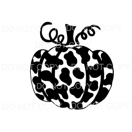 Pumpkin cow print # 185 Sublimation transfers - Heat 