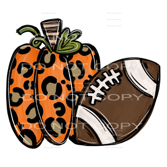 pumpkin football #7768 Sublimation transfers - Heat Transfer