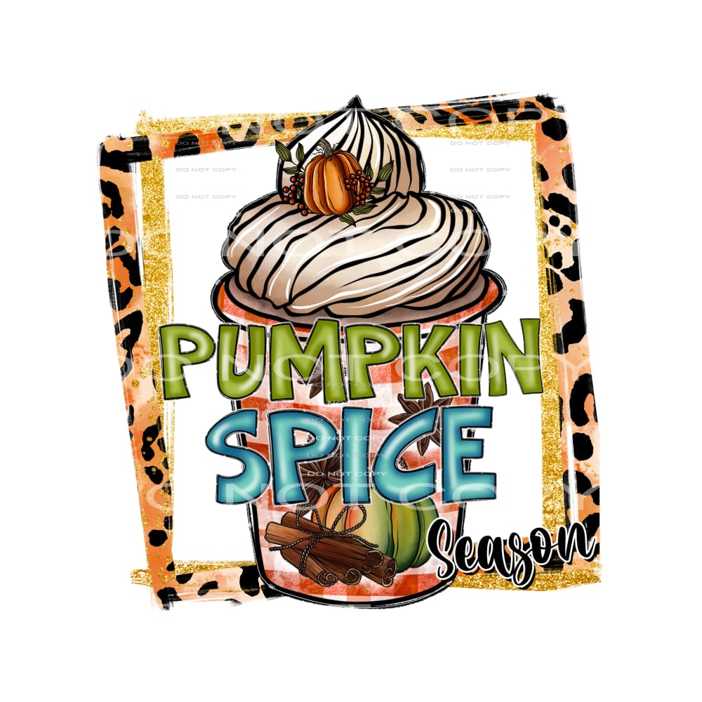 pumpkin spice season #7696 Sublimation transfers - Heat 