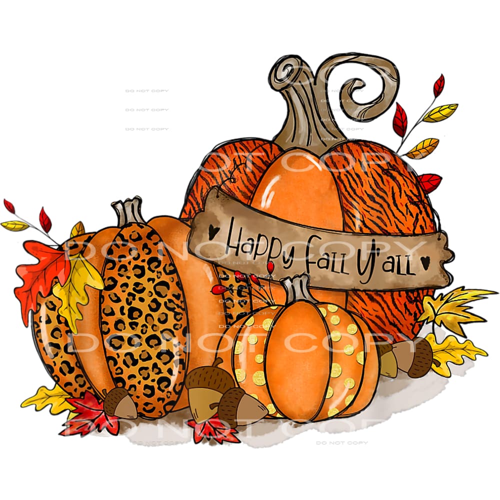 Pumpkins # 8772 sublimation transfers - Heat Transfer
