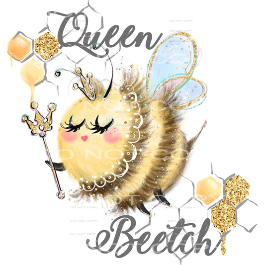 Queen Beech Bee # 1399 Sublimation transfers - Heat Transfer