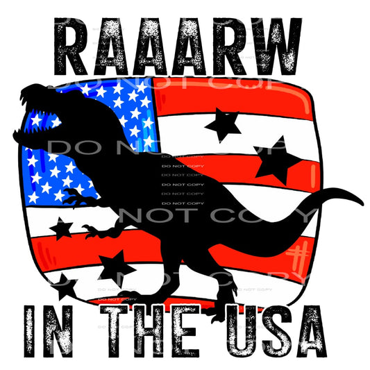 Raaarw in the USA #6997 Sublimation transfers - Heat 