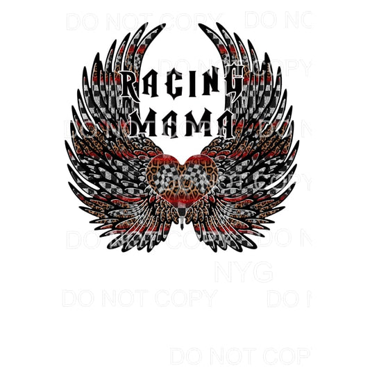 Racing MAMA Angel Wings # 1 Sublimation transfers - Heat 