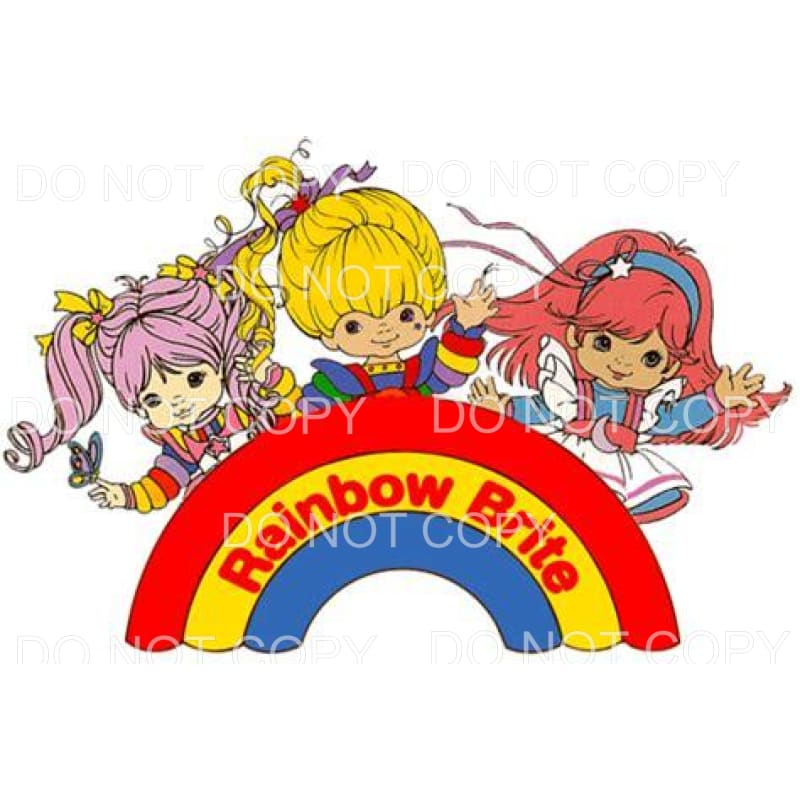 Rainbow Brite #2 Sublimation transfers - Heat Transfer