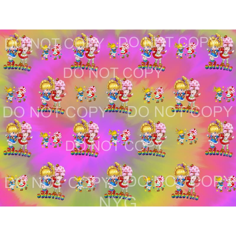Rainbow brite and strawberry shortcake besties sheet # 2 