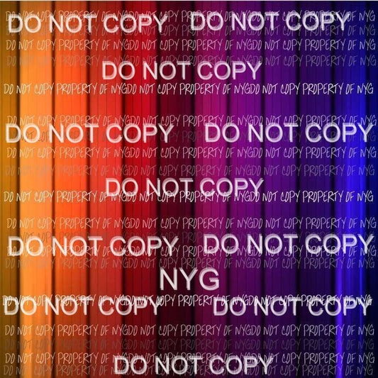 Rainbow Sheet #2 Sublimation transfers 13 x 9 inches Heat Transfer