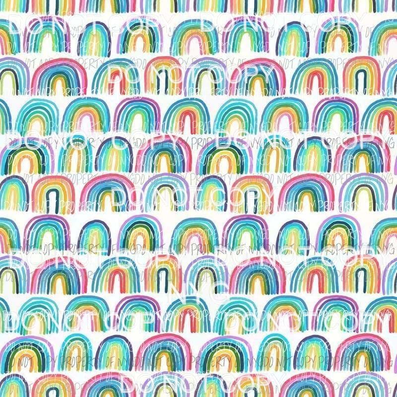 Rainbow Sheet #4 Sublimation transfers 13 x 9 inches Heat Transfer