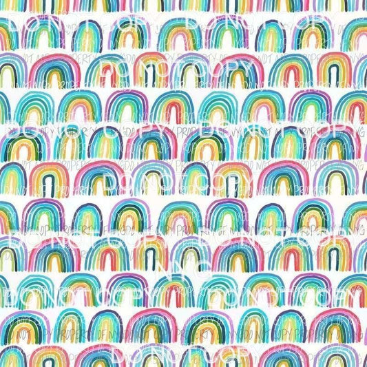 Rainbow Sheet #4 Sublimation transfers 13 x 9 inches Heat Transfer