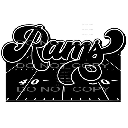 rams #4090 Sublimation transfers - Heat Transfer