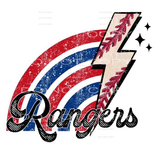 Rangers #6565 Sublimation transfers - Heat Transfer