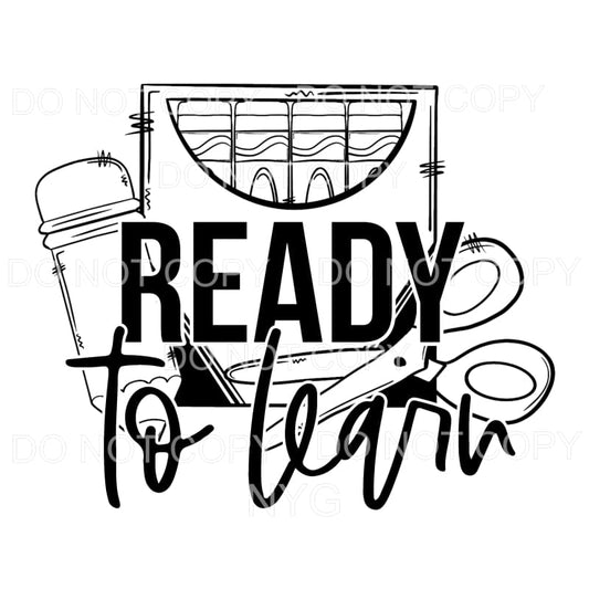 Ready To Learn School Supplies Sublimation transfers - Heat 