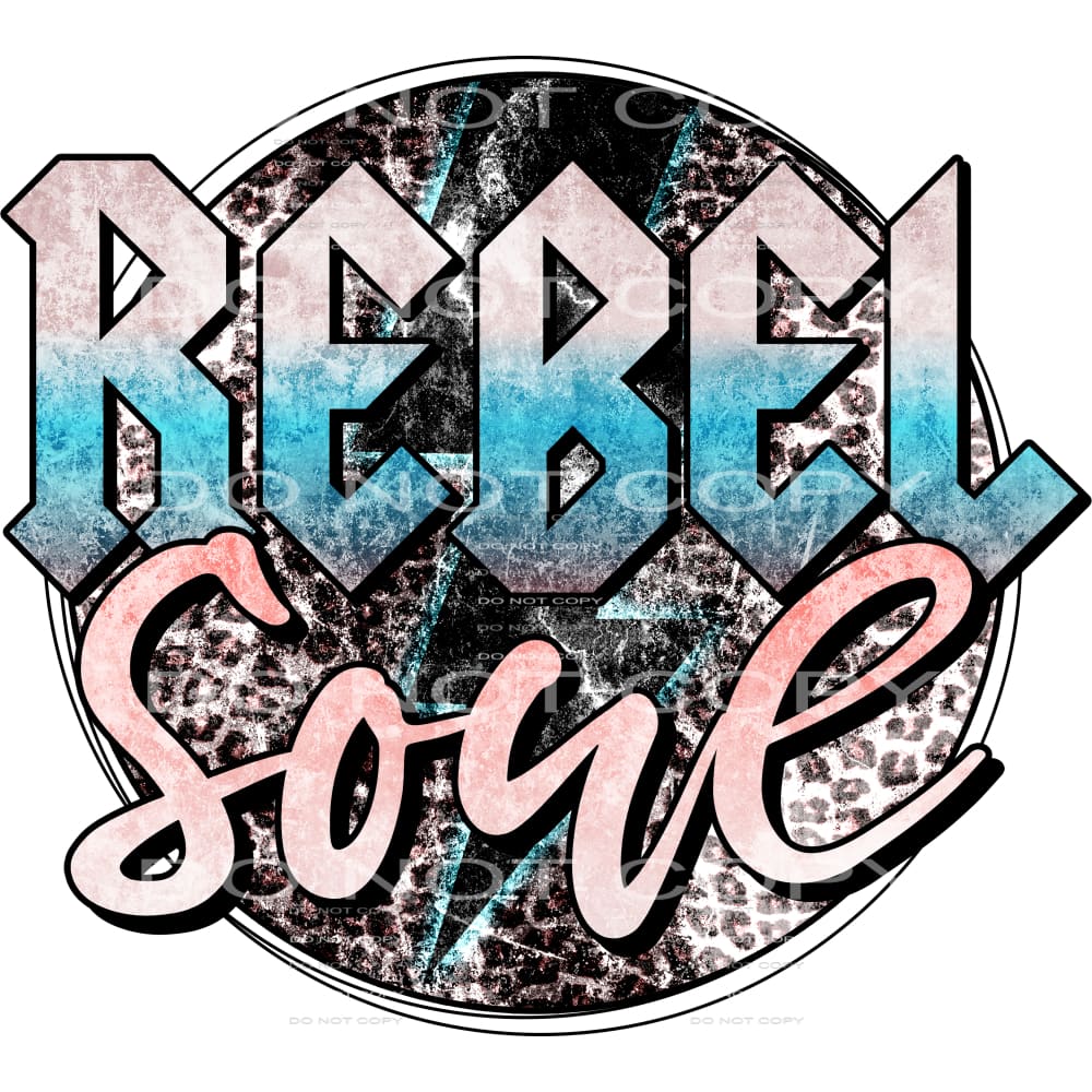 rebel soul # 7771 Sublimation transfers - Heat Transfer