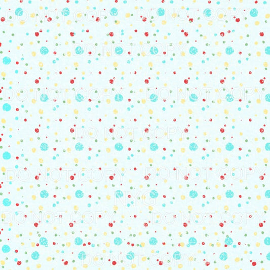 Red Blue Yellow Green Dot Sheet #937 Sublimation transfers -