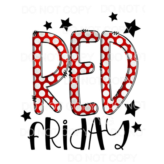 Red Friday Military Support Sublimation transfers - Heat 