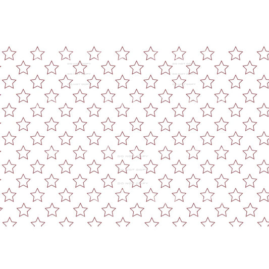 red outline star sheet #6287 Sublimation transfers - Heat 