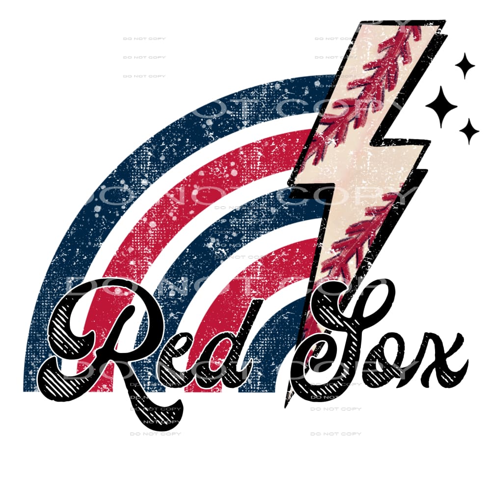 Red Sox #6562 Sublimation transfers - Heat Transfer