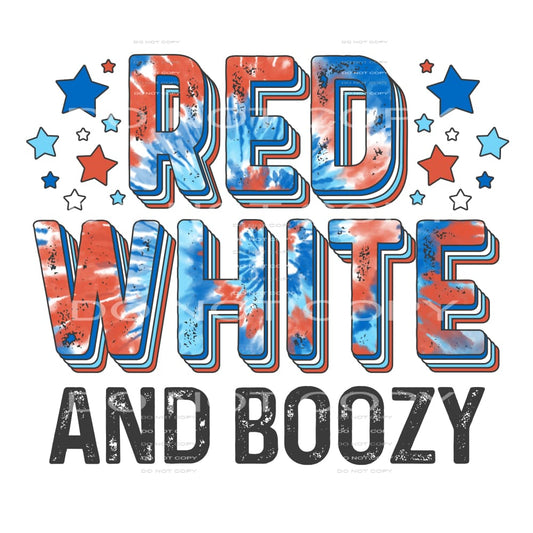 red white and boozy #6836 Sublimation transfers - Heat 