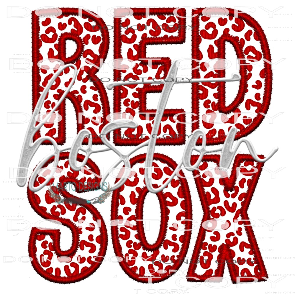 Redsox Boston #7856 Sublimation transfers - Heat Transfer