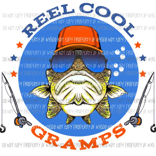 Reel Cool Gramps Sublimation transfers Heat Transfer