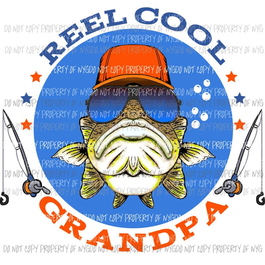 Reel Cool GRANDPA Sublimation transfers Heat Transfer