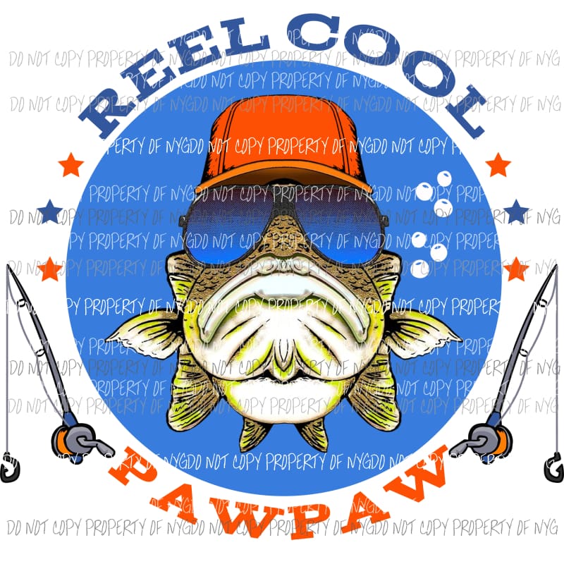Reel Cool PAWPAW Sublimation transfers Heat Transfer