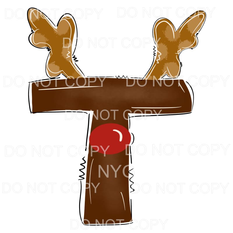 Reindeer Alphabet Letters all letters are in drop down menu 