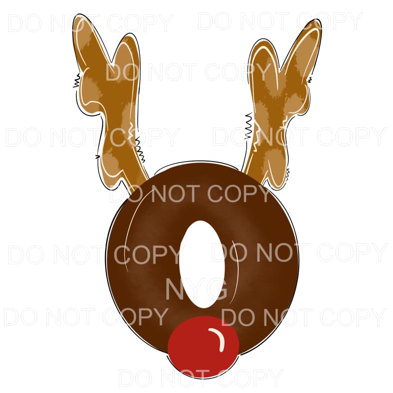 Reindeer Alphabet Letters all letters are in drop down menu 