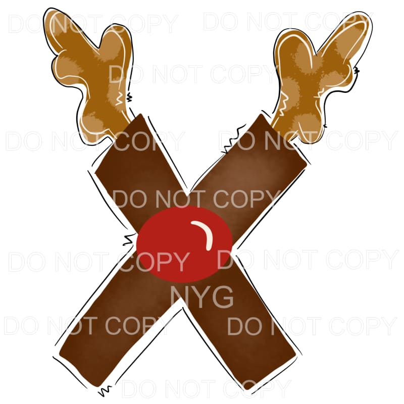Reindeer Alphabet Letters all letters are in drop down menu 