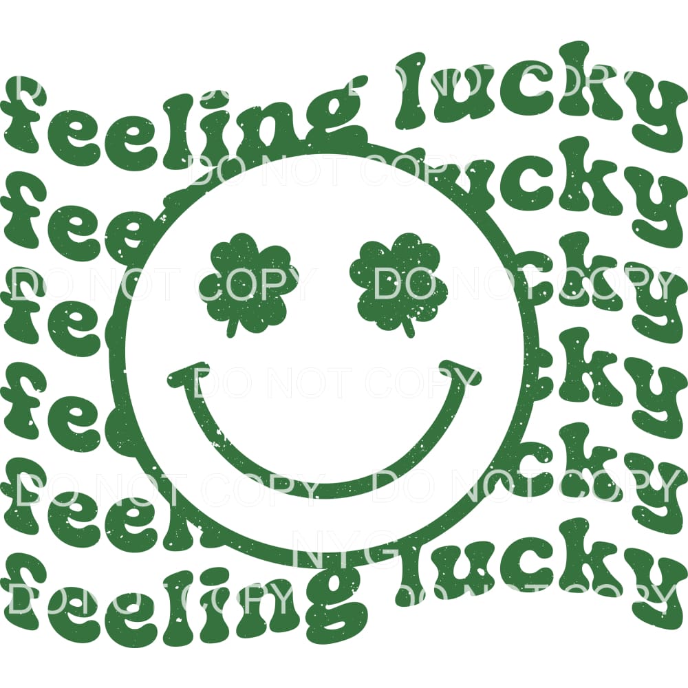 retro feeling lucky # 8912 Sublimation transfers - Heat 